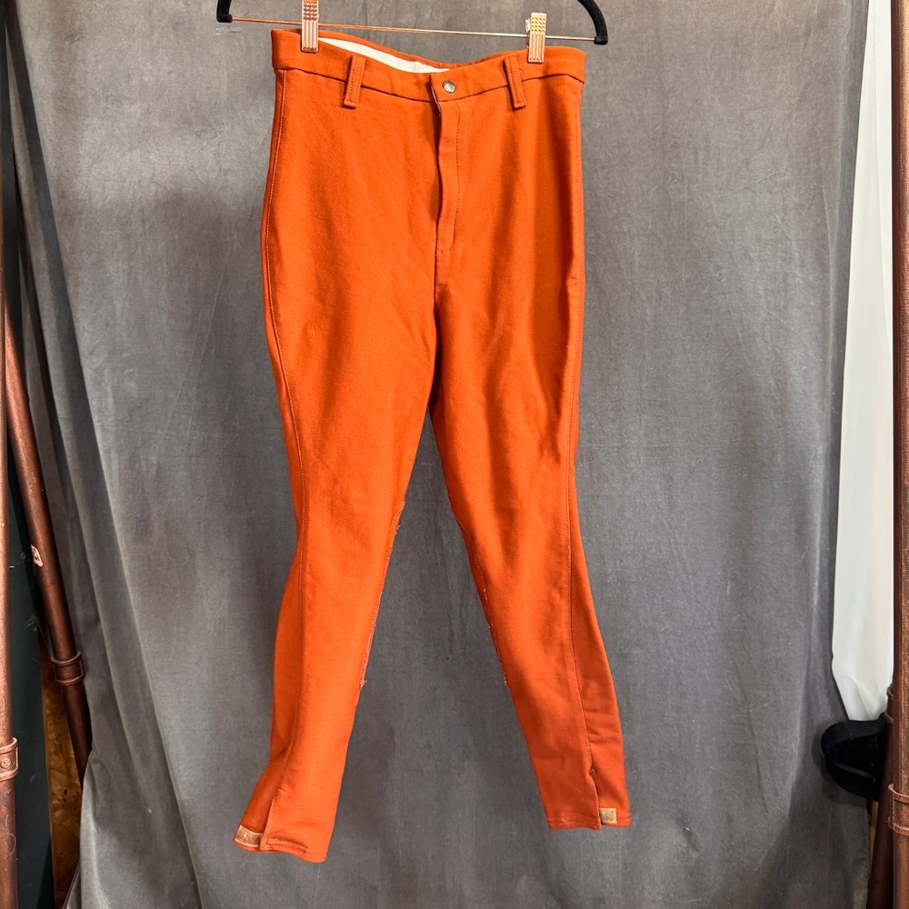 Devon-Aire rust vintage breeches Women's Burnt Orange Riding Pants equestrian
